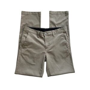 Volcom VMonty Tan Chino Straight Leg Stretch Pants Office Skater Men’s Size 30